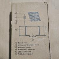 Faro a led con pannello solare 