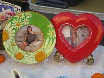 Portafoto Cuore o Margherite