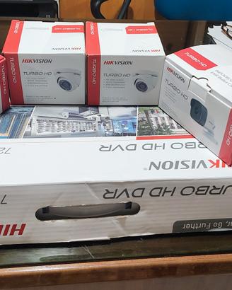 kit videosorveglianza hikvision 