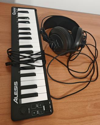 cuffie e midi keyboard