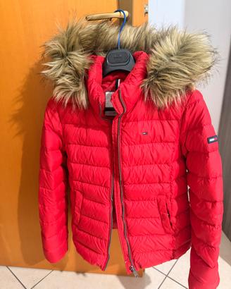 Piumino donna tommy jeans rosso