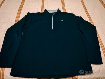 Decathlon quechua / pile blu ragazzo  sci