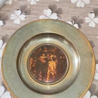 Piatto decorativo ottone (la ronda di notte)