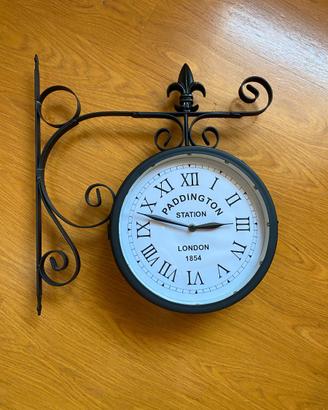 Orologio da parete stile stazione ferroviaria