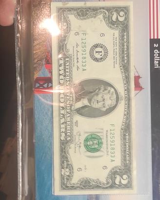 banconota 2 dollari 