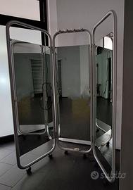 specchio arredo negozio 3 ante