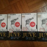 4 VHS STORIA JUVENTUS (la stampa)