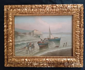 Radames Scoppa, dipinto olio su legno 