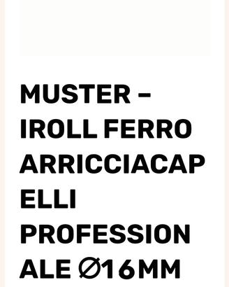 Arricciacapelli Professionale MUSTER iROLL