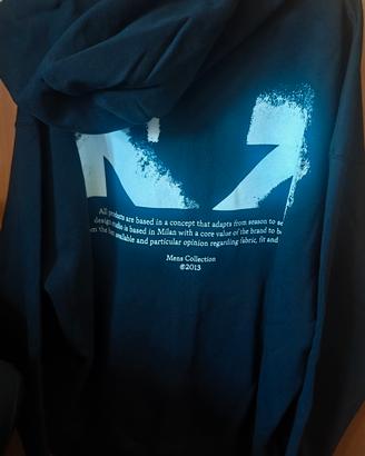 Felpa Off White half arrows skate zip