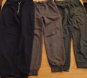 Pantaloni lunghi sportivi bambino 8-10 anni 