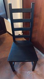 Sedie Ikea Kaustby nero legno