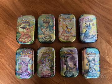 Mini Tin Pokemon evoluzioni prismatiche sigillate