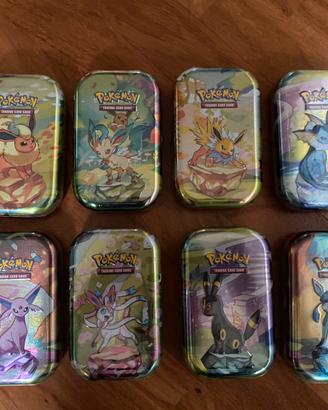 Mini Tin Pokemon evoluzioni prismatiche sigillate