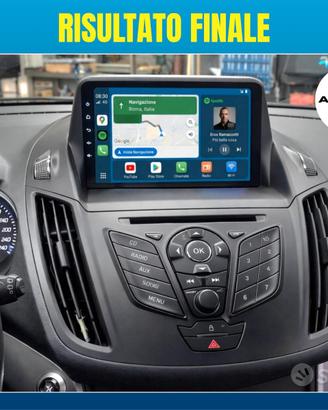 Ford Kuga KIT COMPLETO Autoradio Android 9 pollici