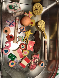 Collezione gomme da cancellare