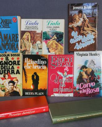 Lotto di 10 Libri rosa anni 80/90 autori vari