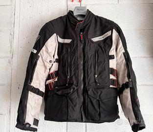 Giacca Moto Rev'it in Tessuto Sand 2 Nero/Argento