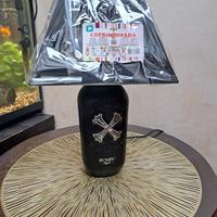 Lampada Artigianale Bottiglia Rum Bumbu Nera