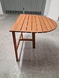 Tavolo pieghevole da parete