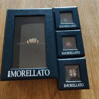 Morellato bracciale charms blue rosa quadrifogli