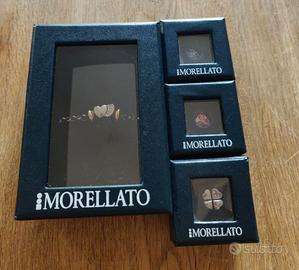 Morellato bracciale charms blue rosa quadrifogli