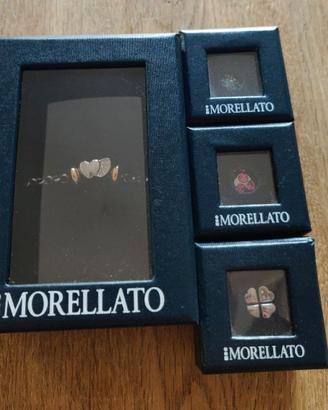 Morellato bracciale charms blue rosa quadrifogli