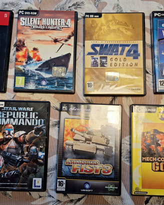 Videogiochi PC CD-ROM, lotto 7 videogames