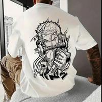 T-shirt con stampa di zoro one piece