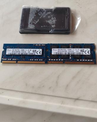 sodimm ddr3 pc3l 4GB X2 dual channel 