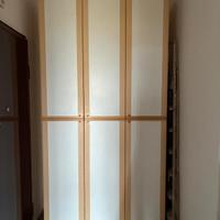 Mobile dispensa a parete legno chiaro — 3 ante sop