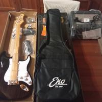 Kit EKO EG-11 Guitar Pack Black con libro SMMAG! 