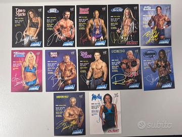 Lotto Carte WRESTLING WWE Merlin 2004 Raw Smack