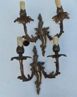 coppia applique antichi 