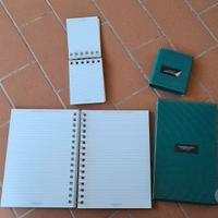 Lotto di quaderni vari e blocchi notes