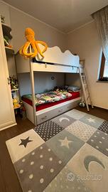 Letto a castello con contenitore - Ottime condiz