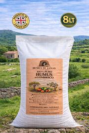 Humus di lombrico 100% naturale Sardegna - 8 LITRI