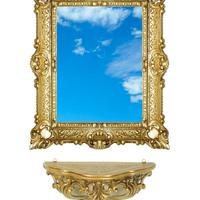 Consolle + specchio stile barocco 55X45 cm
