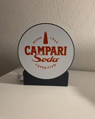Lampada LED stile Campari Soda – Insegna luminosa
