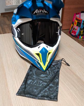Casco da Cross/Enduro Airoh Wraap Mood 