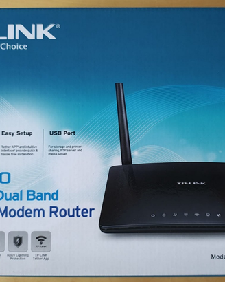 Modem Router RTP-LINK AC1200 Archer D50