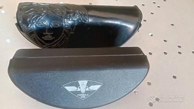 2 Custodie porta occhiali Versace e Formula Uno