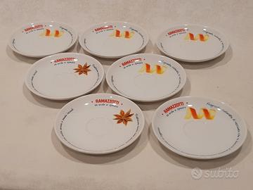 Ramazzotti, piattini da amaro, N°7 da collezione