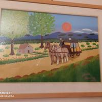 Quadro stile Naif