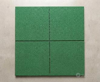Pavimento antitrauma professionale 1x1m verde