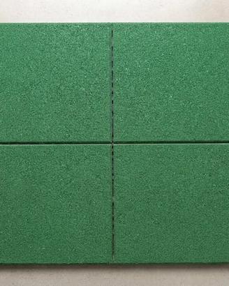 Pavimento antitrauma professionale 1x1m verde