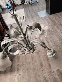 lampadario sospensione shabby chic