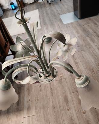 lampadario sospensione shabby chic
