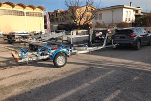 Rimorchio porta barca / gommone 750Kg nuovo