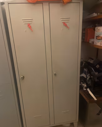 Armadietto metallo 2 posti